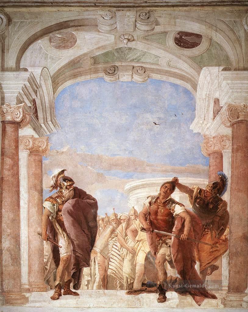 Villa Valmarana The Rage of Achilles Giovanni Battista Tiepolo Ölgemälde